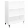 Best Pirce ✔️ VidaXL Sideboard White 27.4"x12.8"x35.4" Engineered Wood 🎉