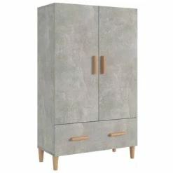 Brand new 💯 VidaXL Highboard Concrete Gray 27.6"x12.2"x45.3" Engineered Wood ⭐