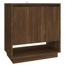 Outlet 😉 VidaXL Sideboard Brown Oak 27.6"x16.1"x29.5" Engineered Wood 💯