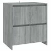 Brand new 🧨 VidaXL Sideboard Gray Sonoma 27.6"x16.1"x29.5" Engineered Wood 👍
