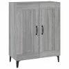 Coupon 🧨 VidaXL Sideboard Gray Sonoma 27.4"x13.4"x35.4" Engineered Wood 👏