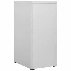 Deals 🎉 VidaXL Filing Cabinet Light Gray 18.1"x24.4"x40.4" Steel 👏 -Cabinets & Storage Sales image 3 20123