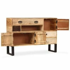 Outlet 🛒 VidaXL Sideboard Solid Mango Wood 45.3"x11.8"x31.5" 🛒 -Cabinets & Storage Sales image 3 244937