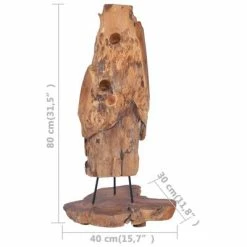 Best Sale 🥰 VidaXL Wine Rack for 8 Bottles 15.7"x11.8"x31.5" Solid Teak Wood 👍 -Cabinets & Storage Sales image 3 288812