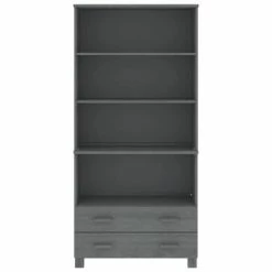 Coupon 🔔 VidaXL Highboard Solid Wood Pine Dark Gray 🌟 -Cabinets & Storage Sales image 3 3100936