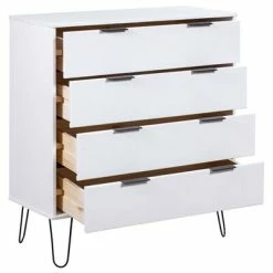 Buy ❤️ VidaXL Drawer Cabinet White 30.1"x15.6"x35.6" Solid Pine Wood ✔️ -Cabinets & Storage Sales image 3 321125