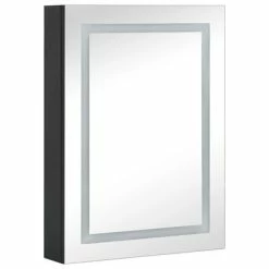Promo ✔️ VidaXL LED Bathroom Mirror Cabinet 19.7"x5.1"x27.6" 🔥 -Cabinets & Storage Sales image 3 325543