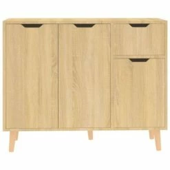 Discount ๐ฅ VidaXL Sideboard Sonoma Oak 35.4"x11.8"x28.3" Engineered Wood ๐ 8 Discount ๐ฅ VidaXL Sideboard Sonoma Oak 35.4"x11.8"x28.3" Engineered Wood ๐ -Cabinets & Storage Sales image 3 326816