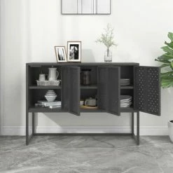 Brand new ๐ฅ VidaXL Sideboard Anthracite 41.3"x13.8"x29.5" Steel โค๏ธ 8 Brand new ๐ฅ VidaXL Sideboard Anthracite 41.3"x13.8"x29.5" Steel โค๏ธ -Cabinets & Storage Sales image 3 335870