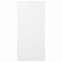 Best Sale 🤩 VidaXL Sliding Door Cabinet White 35.4"x15.7"x35.4" Steel 🎁 -Cabinets & Storage Sales image 3 335954