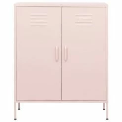 Discount π VidaXL Storage Cabinet Pink 31.5"x13.8"x40" Steel π 8 Discount π VidaXL Storage Cabinet Pink 31.5"x13.8"x40" Steel π -Cabinets & Storage Sales image 3 336166