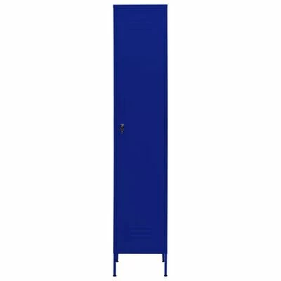 Top 10 💯 VidaXL Locker Cabinet Navy Blue 13.8"x18.1"x70.9" Steel ✔️ 3 Top 10 💯 VidaXL Locker Cabinet Navy Blue 13.8"x18.1"x70.9" Steel ✔️ - Image 3