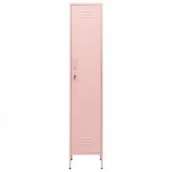 Flash Sale 🤩 VidaXL Locker Cabinet Pink 13.8"x18.1"x70.9" Steel 😉 -Cabinets & Storage Sales image 3 336256