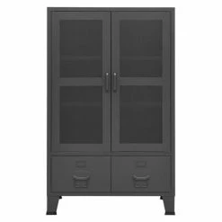 Cheap 😍 VidaXL Industrial Storage Cabinet Anthracite 27.6"x15.7"x45.3" Metal ✔️ 8 Cheap 😍 VidaXL Industrial Storage Cabinet Anthracite 27.6"x15.7"x45.3" Metal ✔️ -Cabinets & Storage Sales image 3 339623