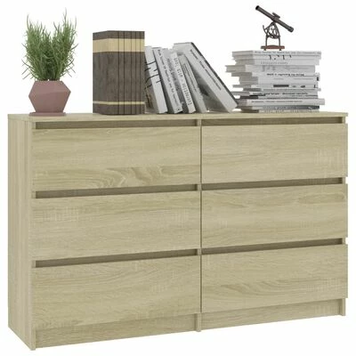 Best Pirce ๐งจ VidaXL Sideboard Sonoma Oak 47.2"x13.8"x29.9" Engineered Wood โญ 3 Best Pirce ๐งจ VidaXL Sideboard Sonoma Oak 47.2"x13.8"x29.9" Engineered Wood โญ - Image 3