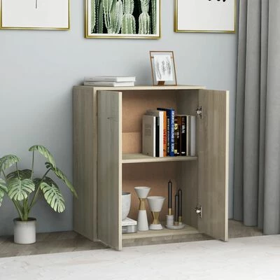 Outlet โค๏ธ VidaXL Sideboard Sonoma Oak 23.6"x11.8"x29.5" Engineered Wood ๐ฅ 3 Outlet โค๏ธ VidaXL Sideboard Sonoma Oak 23.6"x11.8"x29.5" Engineered Wood ๐ฅ - Image 3
