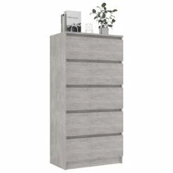 Cheapest ⭐ VidaXL Drawer Sideboard Concrete Gray 23.6"x13.8"x47.6" Engineered Wood ✨ 8 Cheapest ⭐ VidaXL Drawer Sideboard Concrete Gray 23.6"x13.8"x47.6" Engineered Wood ✨ -Cabinets & Storage Sales image 3 801413
