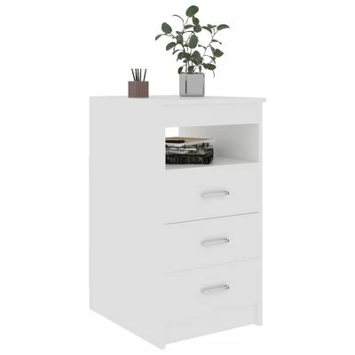 Coupon 🧨 VidaXL Drawer Cabinet White 15.7"x19.7"x29.9" Engineered Wood 🧨 3 Coupon 🧨 VidaXL Drawer Cabinet White 15.7"x19.7"x29.9" Engineered Wood 🧨 - Image 3