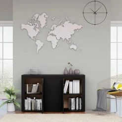 Top 10 🛒 VidaXL Sideboard Black 47.2"x14.2"x27.2" Engineered Wood ✔️ -Cabinets & Storage Sales image 3 801842