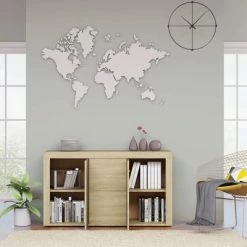 Best Sale ✔️ VidaXL Sideboard Sonoma Oak 47.2"x14.2"x27.2" Engineered Wood 🧨 -Cabinets & Storage Sales image 3 801844