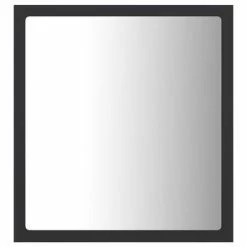 Wholesale 🔥 VidaXL LED Bathroom Mirror Gray 15.7"x3.3"x14.6" Engineered Wood ⭐ -Cabinets & Storage Sales image 3 804910