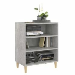 Wholesale 🤩 VidaXL Sideboard Concrete Gray 22.4"x13.8"x27.6" Engineered Wood 👍 -Cabinets & Storage Sales image 3 806053
