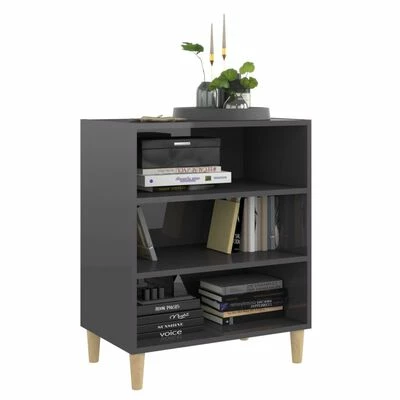 Deals ๐ VidaXL Sideboard High Gloss Gray 22.4"x13.8"x27.6" Engineered Wood ๐ฏ 3 Deals ๐ VidaXL Sideboard High Gloss Gray 22.4"x13.8"x27.6" Engineered Wood ๐ฏ - Image 3