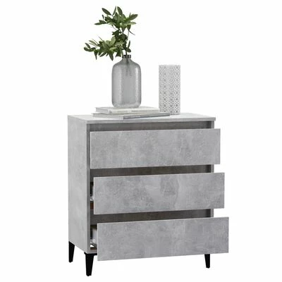 Best Sale ๐ VidaXL Sideboard Concrete Gray 23.6"x13.8"x27.2" Engineered Wood ๐ฅ 3 Best Sale ๐ VidaXL Sideboard Concrete Gray 23.6"x13.8"x27.2" Engineered Wood ๐ฅ - Image 3