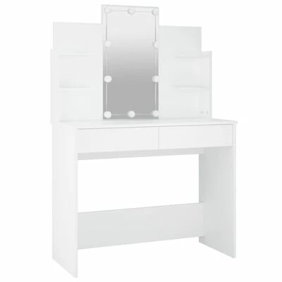 Cheap π― VidaXL π Dressing Table with LED White 37.8"x15.7"x55.9" π 3 Cheap π― VidaXL π Dressing Table with LED White 37.8"x15.7"x55.9" π - Image 3