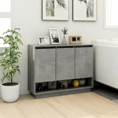 Cheapest โ VidaXL Sideboard Concrete Gray 38.2"x12.2"x29.5" Engineered Wood ๐คฉ 3 Cheapest โ VidaXL Sideboard Concrete Gray 38.2"x12.2"x29.5" Engineered Wood ๐คฉ - Image 3