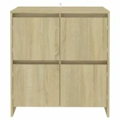 Deals 🥰 VidaXL Sideboard Sonoma Oak 27.6"x16.1"x29.5" Engineered Wood 🎁 -Cabinets & Storage Sales image 3 809767