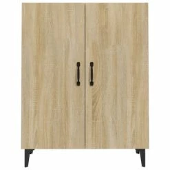 Deals 😍 VidaXL Sideboard Sonoma Oak 27.6"x13.4"x35.4" Engineered Wood 😍 -Cabinets & Storage Sales image 3 812108