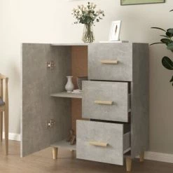 Buy ๐งจ VidaXL Sideboard Concrete Gray 27.4"x13.4"x35.4" Engineered Wood ๐ 8 Buy ๐งจ VidaXL Sideboard Concrete Gray 27.4"x13.4"x35.4" Engineered Wood ๐ -Cabinets & Storage Sales image 3 812172