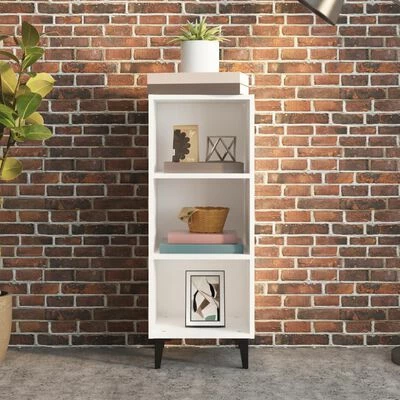 Deals ⌛ VidaXL Sideboard White 13.6"x12.8"x35.4" Engineered Wood ❤️ 3 Deals ⌛ VidaXL Sideboard White 13.6"x12.8"x35.4" Engineered Wood ❤️ - Image 3