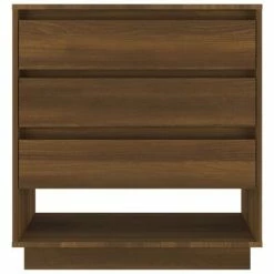 Outlet 👏 VidaXL Sideboard Brown Oak 27.6"x16.1"x29.5" Engineered Wood 🔔 -Cabinets & Storage Sales image 3 812995
