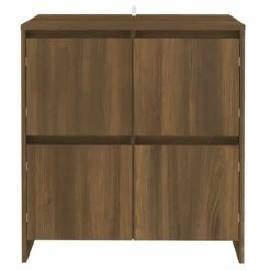 Best Sale 🛒 VidaXL Sideboard Brown Oak 27.6"x16.1"x29.5" Engineered Wood ❤️ -Cabinets & Storage Sales image 3 813013