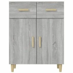Deals ⭐ VidaXL Sideboard Gray Sonoma 27.4"x13.4"x35" Engineered Wood 👍 -Cabinets & Storage Sales image 3 817358