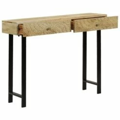 Top 10 🥰 VidaXL Console Table Solid Mango Wood 40.2"x11.8"x31.1" 👏 -Cabinets & Storage Sales image 4 246977