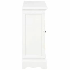 Outlet 🤩 VidaXL Sideboard White 27.6"x11"x27.6" Solid Pine Wood 👍 -Cabinets & Storage Sales image 4 280027