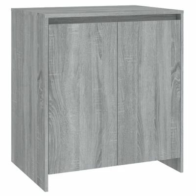 Budget 😉 VidaXL 2 Piece Sideboard Gray Sonoma Engineered Wood 💯 4 Budget 😉 VidaXL 2 Piece Sideboard Gray Sonoma Engineered Wood 💯 - Image 4