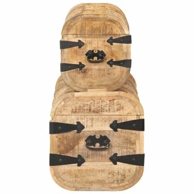 Cheap ๐ VidaXL Storage Chests 2 Pieces Solid Mango Wood ๐ 4 Cheap ๐ VidaXL Storage Chests 2 Pieces Solid Mango Wood ๐ - Image 4