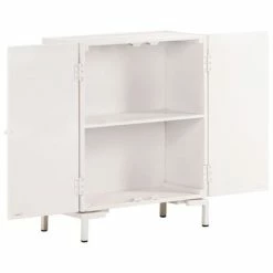 New 👏 VidaXL Sideboard 23.6"x11.8"x29.9" Solid Mango Wood 😀 -Cabinets & Storage Sales image 4 323581