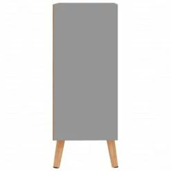 Outlet ✔️ VidaXL Sideboard Gray 23.6"x11.8"x28.3" Engineered Wood 👏 -Cabinets & Storage Sales image 4 326824