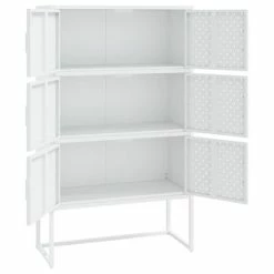 Cheapest ๐ VidaXL Highboard White 31.5"x13.8"x53.1" Steel ๐ 9 Cheapest ๐ VidaXL Highboard White 31.5"x13.8"x53.1" Steel ๐ -Cabinets & Storage Sales image 4 335878