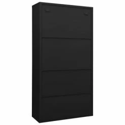 Best reviews of ⌛ VidaXL Office Cabinet Black 35.4"x15.7"x70.9" Steel ❤️ -Cabinets & Storage Sales image 4 335948