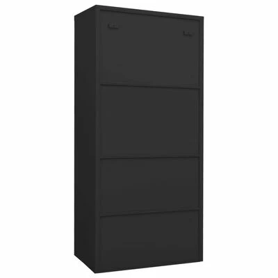 Cheap ๐ VidaXL Wardrobe Anthracite 31.5"x19.7"x70.9" Steel โค๏ธ 4 Cheap ๐ VidaXL Wardrobe Anthracite 31.5"x19.7"x70.9" Steel โค๏ธ - Image 4