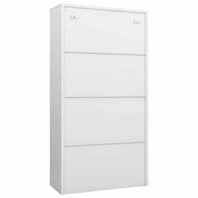 Deals π VidaXL Locker Cabinet White 35.4"x15.7"x70.9" Steel π 4 Deals π VidaXL Locker Cabinet White 35.4"x15.7"x70.9" Steel π - Image 4
