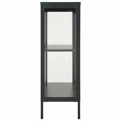 Cheapest ๐งจ VidaXL Sideboard Anthracite 29.5"x13.8"x41.3" Steel and Glass ๐ฅ 4 Cheapest ๐งจ VidaXL Sideboard Anthracite 29.5"x13.8"x41.3" Steel and Glass ๐ฅ - Image 4