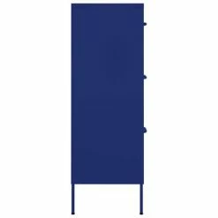 Wholesale 😀 VidaXL Drawer Cabinet Navy Blue 31.5"x13.8"x40" Steel ⌛ -Cabinets & Storage Sales image 4 336145