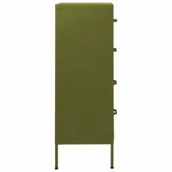 Cheap π VidaXL Chest of Drawers Olive Green 31.5"x13.8"x40" Steel β€οΈ 9 Cheap π VidaXL Chest of Drawers Olive Green 31.5"x13.8"x40" Steel β€οΈ -Cabinets & Storage Sales image 4 336198